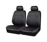 Fundas Asientos Coche Cuero para Ford Focus ST-Line 2013-2024, 2 Plazas Fundas Asientos Delanteros Coche Impermeables Universal Interior Accesorios,A/Black