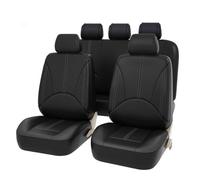 Fundas Asientos Coche Cuero para KIA Niro II (SG2) 2022 2023, Cubreasientos Transpirable Delanteros Traseros Impermeable Interior Accesorios,A/Black