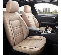 Fundas Asientos Coche Cuero para Lexus CT200h 2011-2014, Completo Funda Protector Asiento Impermeables Transpirable Juegos Cubreasientos,A/Beige