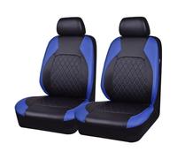 Fundas Asientos Coche Cuero para VW Beetle Caddy Caravelle T5 T6 T6.1 EOS, 2 Plazas Fundas Asientos Delanteros Coche Impermeables Universal Interior Accesorios,D/Blue