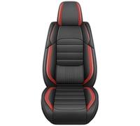Fundas Asientos Coche Funda De Asiento De Coche De Lujo De Cuero PU Para Ford Para Focus MK1, Conjunto Completo, Decoración Interior, Accesorios(1PCS Red)