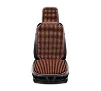Fundas Asientos Coche Funda for asiento de automóvil con cuentas El clásico y elegante cojín for madera está hecho maciza. Es fresco, transpirable adecuado for todas las estaciones(Brown Single)