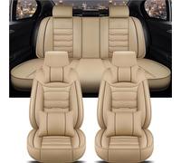 Fundas Asientos Coche Funda Universal Asientos Coche Para Volvo XC60 XC90 XC40 XC70 S60L C30 S80 S90 V50 V60 Accesorios Interiores Automóviles Protector Asiento Delantero(Beige 5+cushion)