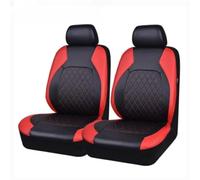 Fundas Asientos Coche Funda Universal Piel Sintética Asientos Delanteros Coche Para Chrysler Todos Los Modelos Para 300C 200 Para Grand Para Voyager Para Pacifica Interior Decoracion(Rojo)