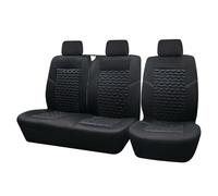 Fundas Asientos Coche Fundas De Asiento Para Furgoneta 2+1, Universales, Para Transporte Y Furgoneta, Accesorios Para Transit Custom(Black)