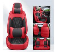 Fundas Asientos Coche Fundas Para Asientos De Coche 5D Para Dodge Para Journey Para Charger Para Challenger Para Dart Para Caliber. Accesorios Interiores Interior Decoracion(Black red LUXUry)