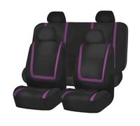 Fundas Asientos Coche Fundas Tela Para Asientos Coche Para Dodge Para Challenger Para Dart Para Durang Para Viper Incluyen Fundas Protectoras Para Cojines Interior Decoracion(9Pcs Purple)