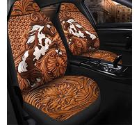 Fundas Asientos Coche Horse Get In Sit Shut Up Hold On Fundas Delanteros Coches Universal Funda Asientos Coches Duraderas Cubierta De Asiento De Coche para Vehículo Automó Furgonetas 52X138 CM