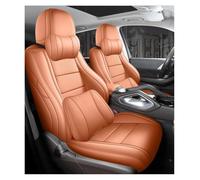 Fundas Asientos Coche Juego De Fundas Para Asientos Coche Cuero Cobertura Completa 360, Accesorios Interiores Para Hyundai Para IX35 2018 2019 2020(Naranja,LUXUry)