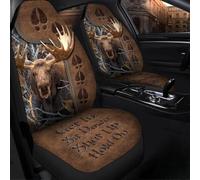 Fundas Asientos Coche Moose Get In Sit Shut Up Hold On Fundas Delanteros Coches Universal Funda Asientos Coches Duraderas Protector De Asiento para Vehículo Furgonetas SUV 52X138 CM