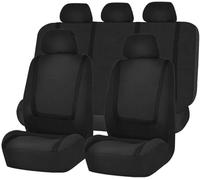Fundas Asientos Coche para Alfa Romeo Spider 2006-2012, Protector de Asiento de Coche de 5 Plazas Cómodo Transpirable Interior Accesorios,A-Black