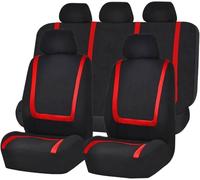 Fundas Asientos Coche para Alfa Romeo Spider/GTV (Type 916) 1994-2006, Protector de Asiento de Coche de 5 Plazas Cómodo Transpirable Interior Accesorios,C-Red