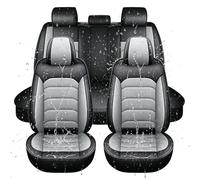 Fundas Asientos Coche para Alfa Romeo Stelvio (949) (2017-2022) para Delanteros y Traseros Compatibles con Airbags Laterales para Conductor y Acompañante Completo para Vehículos de 5 Plazas Gris