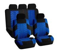 Fundas Asientos Coche para Alfa Romeo Tonale 2022-, Juego Fundas Asientos Protectoras Cuatro Estaciones Accesorios Coche Interior,Black-Blue