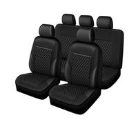 Fundas Asientos Coche para Audi A1 Hatchback/Sportback/Sport/Quattro/e-Tron / S1, Juego Completo de Protección para Asientos Interior Accesorios,Black