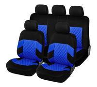 Fundas Asientos Coche para Audi Q3 F3 2012-2026,Transpirable Antideslizante Cubreasientos De Tela Protectores, Accesorios Coches Interior,C/Blue-5Seat