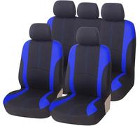 Fundas Asientos Coche para BMW M3 E90 f80 G80 G81, Juegos de Cubreasientos Protectores Delantero y Trasero Sillas Fundas,Blue