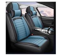 Fundas Asientos Coche Para Chevy Para Captiva Para Sonic Para Sail | Para Trax para Aveo para Camaro para Equinox para Cruze cubierta asiento coche cuero(Azul negro,LUXUry)