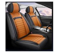 Fundas Asientos Coche Para Chevy Para Captiva Para Sonic Para Sail | Para Trax para Aveo para Camaro para Equinox para Cruze cubierta asiento coche cuero(Black Orange,Standard)