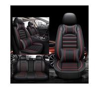 Fundas Asientos Coche para Civic para City para CRV para CRZ para Crosstour para Elysion para Fit para Jade para Jazz para Odyssey Funda Asiento Coche(K Black Red 5 Seat)