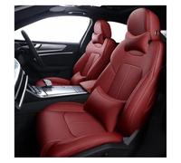 Fundas Asientos Coche Para Dodge Para Viaje Para Calibre Para Vengador Para Challenger Para Cargador Juego Asientos Coche Protección Funda Cojín Asiento Hecha Conjunto(Wine Red)