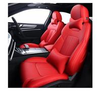 Fundas Asientos Coche Para Dodge Para Viaje Para Calibre Para Vengador Para Challenger Para Cargador Juego Asientos Coche Protección Funda Cojín Asiento Hecha Conjunto(rojo)