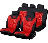Fundas Asientos Coche para Dodge RAM 1500 2000-2017 2018 2019-2026, Asiento de Coche, Protector Compatible con airbag,Red