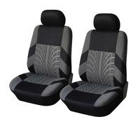 Fundas Asientos Coche para EV3 2025, Juegos Cubreasientos Antideslizantes Resistente al Desgaste Accesorios Asiento de Coche,Gray-Two Seats