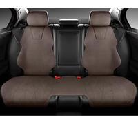 Fundas Asientos Coche Para F30 F31 F32 F34 F20 F21 F07 F10 1 3 5 7 Serie E39 E90 Funda Protectora Cuero Gamuza Asiento Coche(Coffee-Rear row)