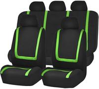Fundas Asientos Coche para Ford Focus St Mk4 Focus Mk2 S Focus MK2 MK3 MK4 Focus MK3 Sport, Protector de Asiento de Coche de 5 Plazas Cómodo Transpirable Interior Accesorios,D-Green