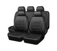 Fundas Asientos Coche para Ford Kuga 2015-2020 2021 2022 2023 2024 2025,Material PU Duradero Cubre Asientos para Auto Impermeables Antideslizantes Funda Protectora Asientos,C/Black and Grey