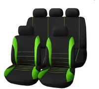 Fundas Asientos Coche para Ford Kuga III 2019 2020 2021 2022 2023 2024 2025, Protector de Asiento de Coche de 5 Plazas Cómodo Transpirable Interior Accesorios,G-Green
