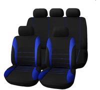 Fundas Asientos Coche para Hyundai i10 LA BA PA 2018 2019 2020 2021 2022 2023 2024 2025, Protector de Asiento de Coche de 5 Plazas Cómodo Transpirable Interior Accesorios,B-Blue