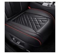 Fundas Asientos Coche para KIA para Sportage para Ceed para Rio para Niro para Optima para Soul para Forte Funda Asiento Coche Cuero Sintético(D Black Red 1 Seat)