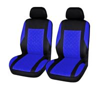 Fundas Asientos Coche Para La Mayoría Autos Camionetas SUV Furgonetas Protectores Delanteros Par Fundas Para Asientos Coche Poliéster Universal(Blue 2 pieces)