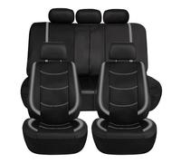 Fundas Asientos Coche para lsuzu Tous Les modèles D-MAX mu-X 2000-2024, Juegos de Cubreasientos Impermeable Transpirable Acolchado Grueso Protector Asiento de Coche Juego,A/Grey