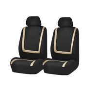 Fundas Asientos Coche para Mazda 3/6/2/5/8/CX4 /CX5/CX30/CX3 /CX7 /Atez/Encore, Universales Protector de Asientos Delanteros Protector Funda Universal para Sedán Accesorios,D/Beige