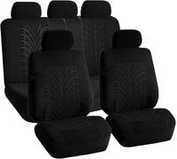 Fundas Asientos Coche,para Porsche Cayenne E-Hybrid 2018-2022 2023 2024 202 Delanteros y Traseros Compatibles con Airbags Laterales,Juego Completo de Fundas Protectoras,Black