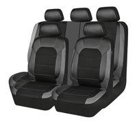 Fundas Asientos Coche para Suzuki Celerio Basic/Club/Comfort 2014-2020 2021 2022 2023 2024 2025, Juegos Cubreasientos Cómodos Cubreasientos Delanteros y Traseros Protectors,Grey