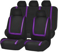 Fundas Asientos Coche para Suzuki Celerio Basic/Club/Comfort 2014-2020 2021 2022 2023 2024 2025, Protector de Asiento de Coche de 5 Plazas Cómodo Transpirable Interior Accesorios,C-Purple