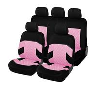 Fundas Asientos Coche para Suzuki Vitara 5 Portes LY 2015-2024, Juego Completo de Cubre Transpirable Antideslizantes Delanteros y Traseros Coche Cubreasientos,G/Pink