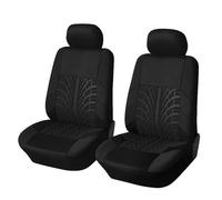 Fundas Asientos Coche, para Toyota Estate/Verso/Verso-S XP120 AR20 Juego de 2 Fundas Delanteras de Transpirablecon Diseño de Huella de Neumático,Protector Universal,A