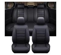 Fundas Asientos Coche Para Toyota Para Auris | Para Avensis Para Crown Para 4Runner Para Harrier FJ Cubierta Asiento Coche Protector(A Black 5 seats)