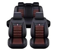 Fundas Asientos Coche para Volvo XC60 2018-2022, Juego de Fundas de Asientos, Funda de Asiento de Coche, Fundas de Asiento para Coche, Interior Accesorios,C Black+Coffee