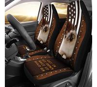 Fundas Asientos Coche Siamese Cat Get In Sit Hold On Fundas Delanteros Coches Universal Funda Asientos Coches Duraderas Protector De Asiento para SUV Camión Automó 52X138 CM