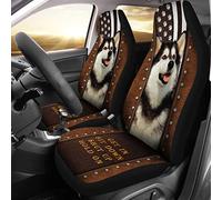 Fundas Asientos Coche Siberian Husky Dog Get In Sit Hold On Cubierta De Asiento De Coche Universal Protector De Asiento Decoración Funda Asientos Coches para Vehículo Camión SUV 52X138 CM
