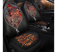 Fundas Asientos Coche Viking Get In Sit Shut Up Hold On Protector De Asiento Universal Fundas Delanteros Coches Decoración Cubierta De Asiento De Coche para Furgonetas Vehículo SUV 52X138 CM