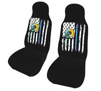 Fundas Asientos Concientización sobre La Prevención del Suicidio Funda Asiento Coche Impermeables Fundas De Asientos Universal Funda De Asiento Delantero para SUV Coches 52X138CM