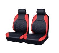 Fundas Asientos Delanteros Coche para BMW M3 Sedan E36 E90 F80 G80 / Touring G81, Cuero Mpermeable Cómodo Accesorios Interior para Coche,Red