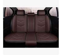 Fundas Asientos Delanteros Coche Para Mitsubishi L200 Para ASX Para Lancer X Para Outlander 3 Para Eclipse Cross Para Pajero Para Sport Fundas Cuero Asientos(Café,Posterior)